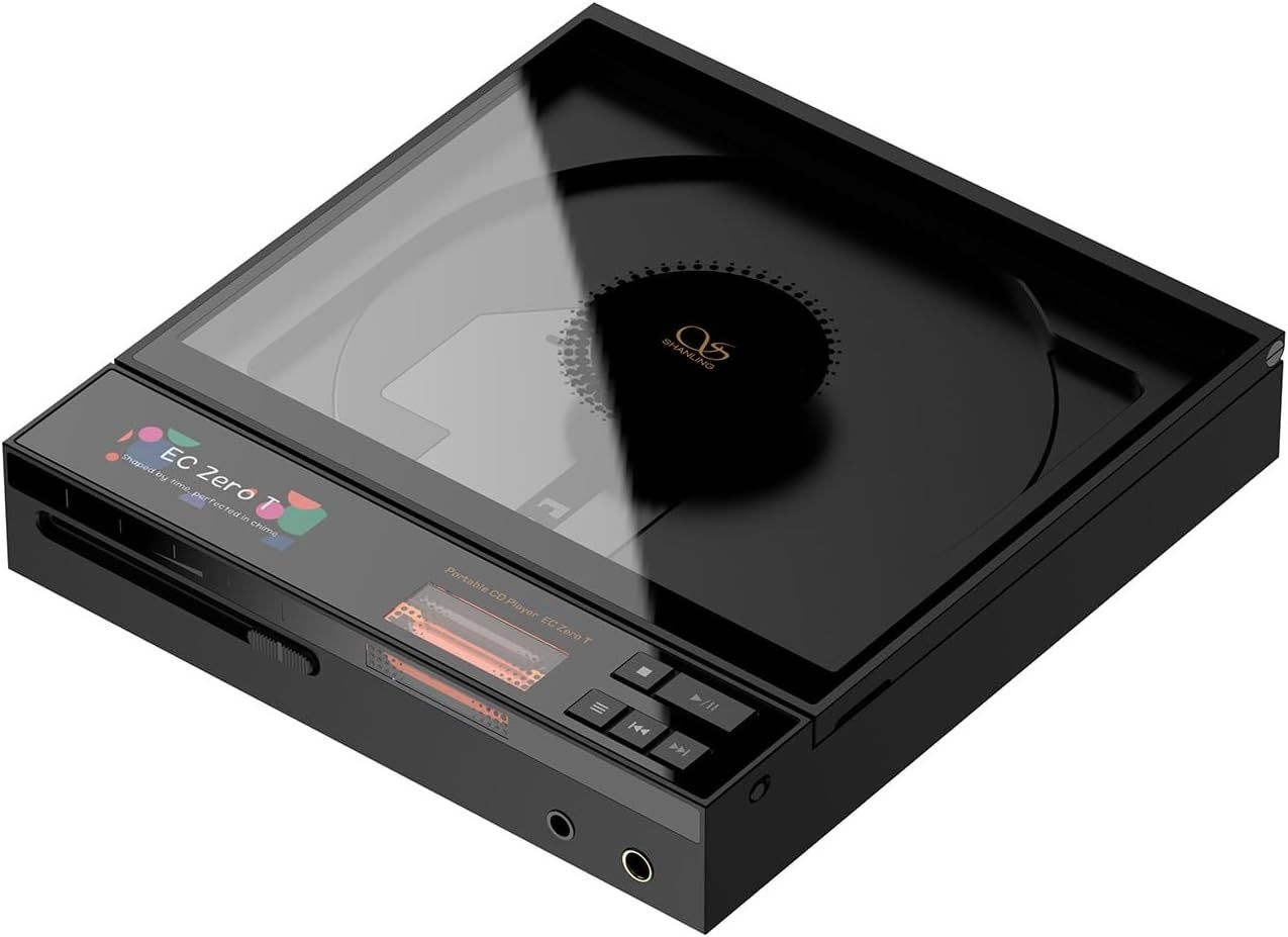 SHANLING EC Zero T 휴대용 HiFi CD 플레이어, 최초의 R2R DAC+듀얼 JAN6418 튜브 768kHz/32비트, DSD512, HD Bluetooth 지원,
