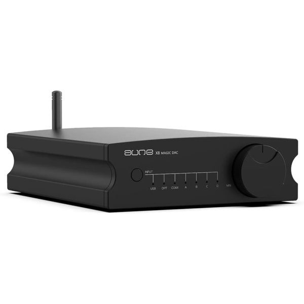 aune X8 18주년 기념 에디션 - BT DAC/Hi-Res 768k/32bit DSD512/Op-Amp 교체 가능, FPGA, USB/Coax/Opt, Bluetooth5.1 aptX-HD LDAC/RCA