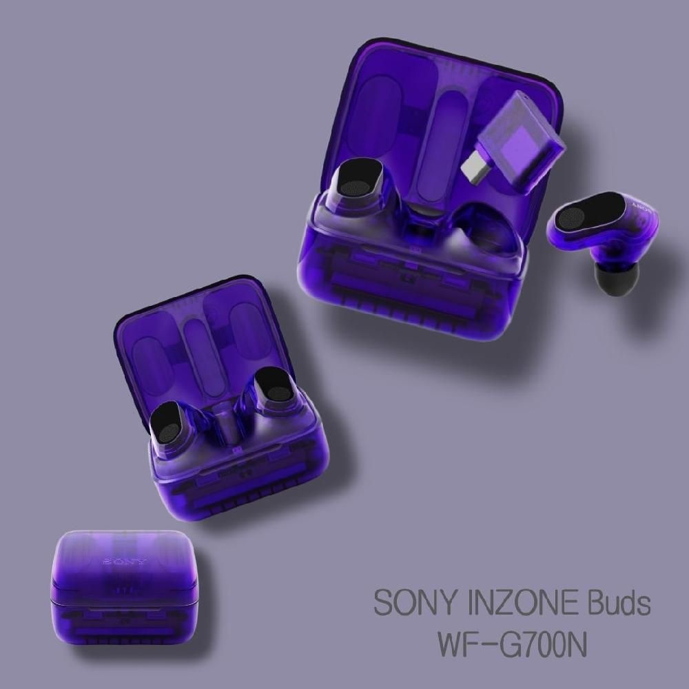 SONY [해외] SONY INZONE Buds WF-G700N 블루투스 무선 게이밍 이어폰 글래스 퍼플