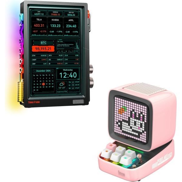 Divoom [해외] Divoom 디붐 Times Frame 10.1 디지털 액자 DitooPro 레트로 픽셀 아트 게임 블루투스 스피커 269856