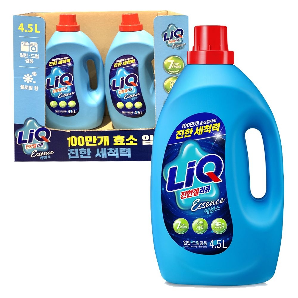 [온누리7%혜택]리큐 세탁세제 4.5L (드럼겸용) (리큐 세탁세제 4.5L (드럼겸용))