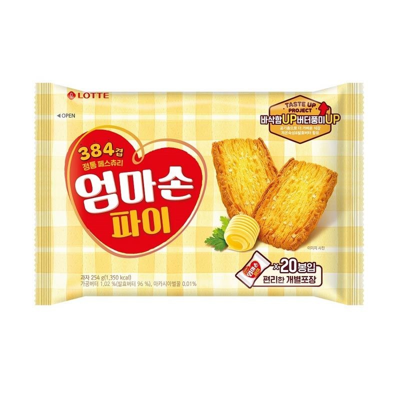 롯데 엄마손파이 254g