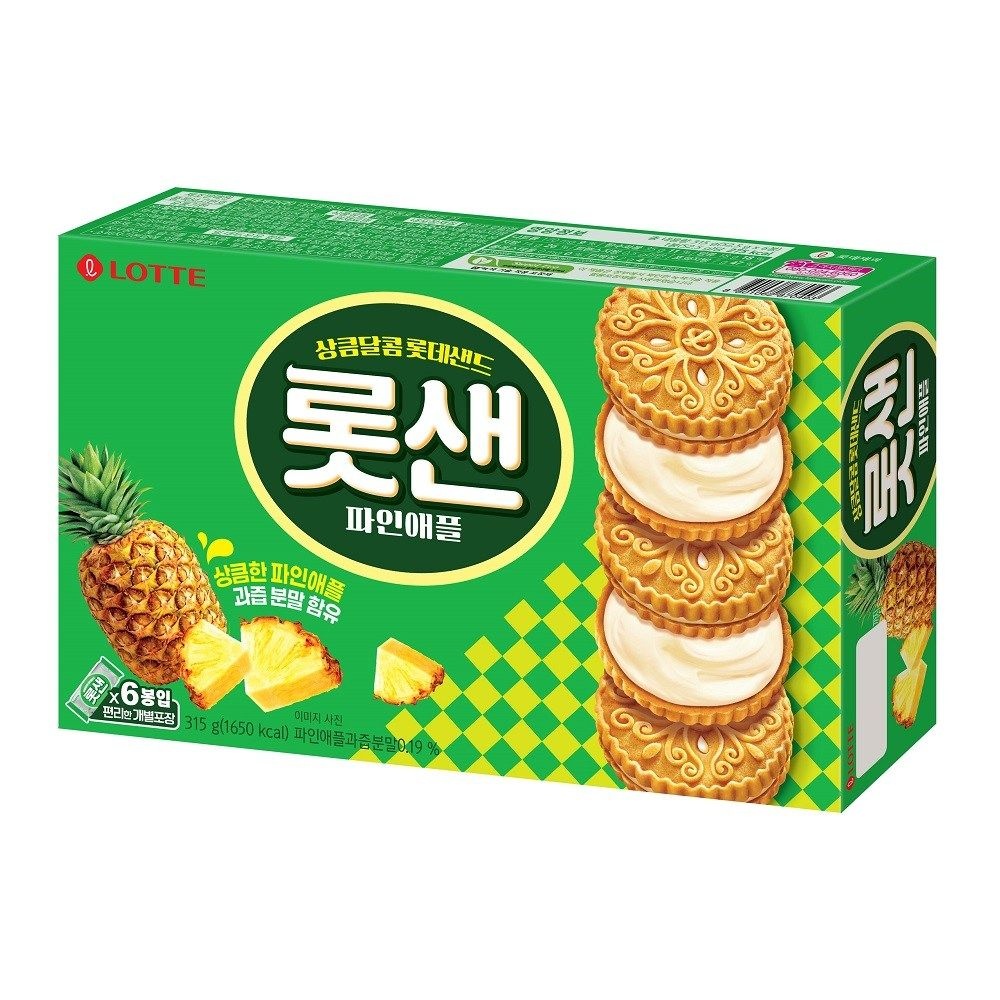 롯데 롯샌 파인애플 315g