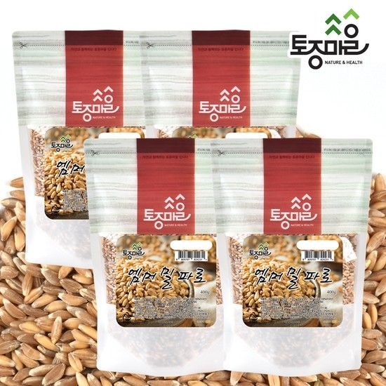 토종마을 파로(엠머밀) 400g X 4팩_고대곡물_엠머밀파로_파로곡물_파로쌀