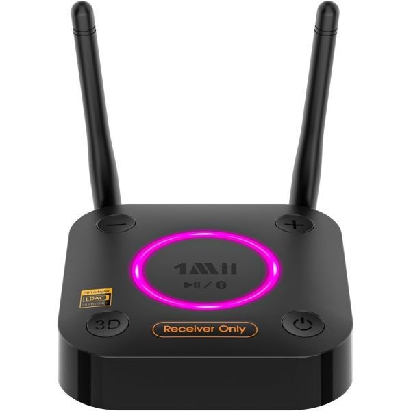 [해외] 1Mii B06Ultra 블루투스 5.3 수신기 LDAC 지원 고해상도 무선 오디오 HiFi 어댑터 오디오파일 DAC 3D 서라운드 aptX HD 저지