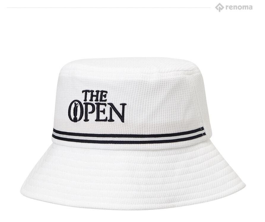 26SS THE OPEN 여성 배색 포인트 버킷햇 RWAC65806-100IC