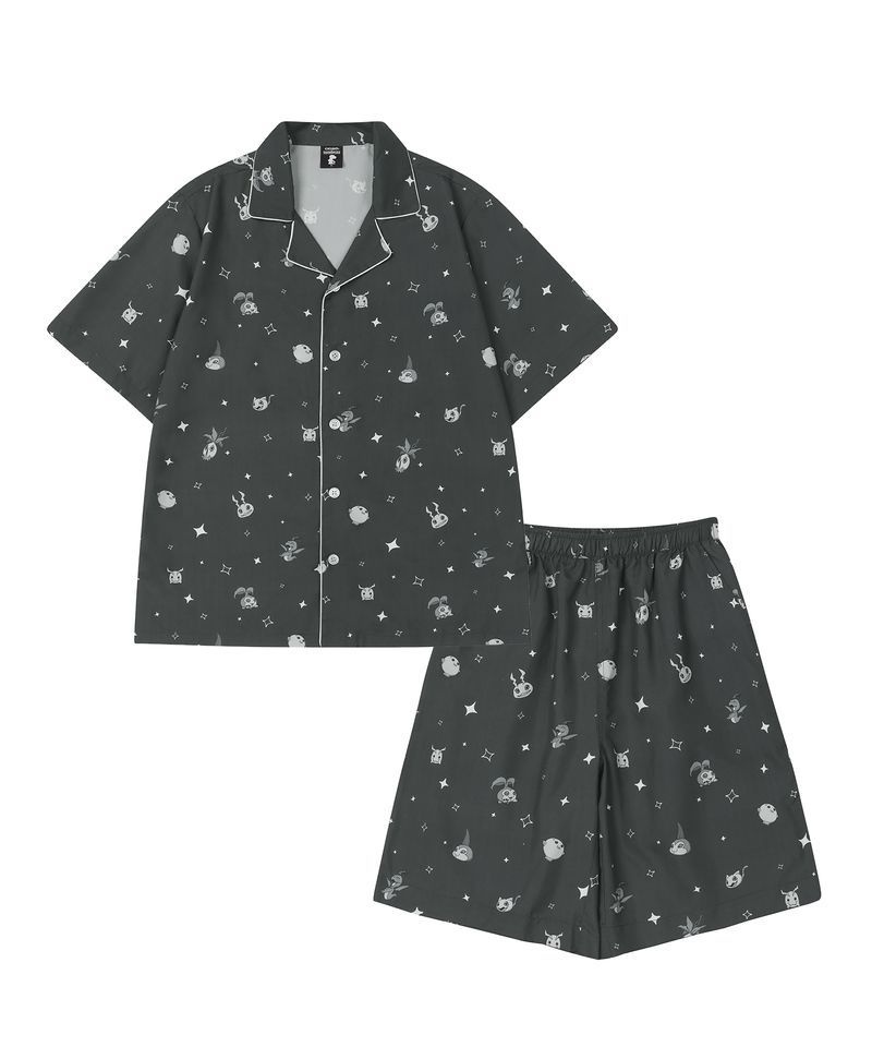 7월 22일 도착예정 오드스튜디오 ODDSTUDIO 디지몬 어드벤처 Digimon Adventure Pajama Set - BLACK
