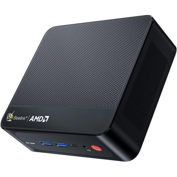 Beelink [해외] Beelink 비링크 SER5 미니 PC W11 Pro AMD Ryzen 5 5500 6C 12T 최대 4GHz 16GB DDR4 500GB NVME SSD 그래픽 6코어 2.5G LAN WiFi 6 BT5.2 HDMI DP