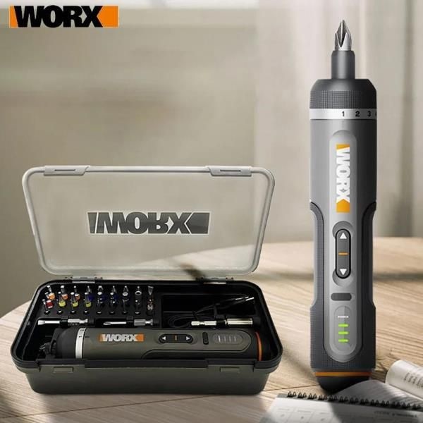 Worx 4V 전기 스크루 드라이버 세트 WX242 스마트 무선 USB