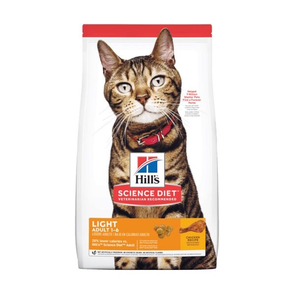 힐스 사이언스 캣 라이트 어덜트 2KG 고양이 체중조절 다이어트사료