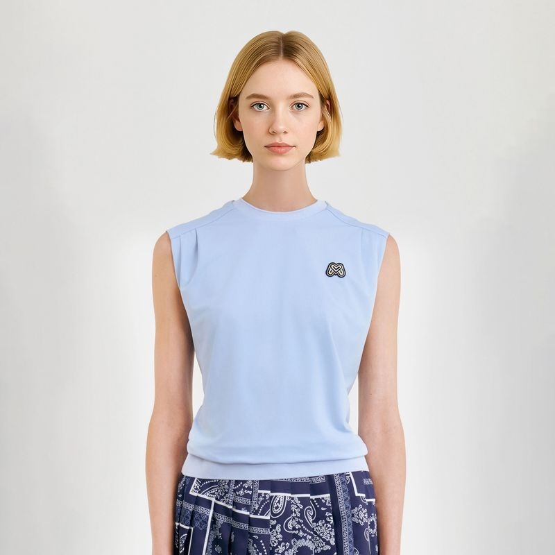 매장정품 7월 17일 배송 MARTINE GOLF Loose Fit Sleeveless Shirts_SBlue QW0DKS21142 181952