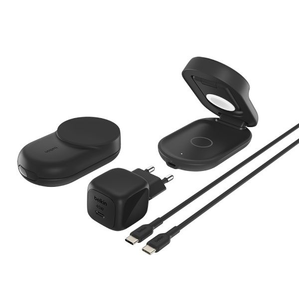 Belkin 벨킨 Qi2 25W 3in1 폴더블 무선 초고속 충전기 화이트 WIZ037krWH 4077798