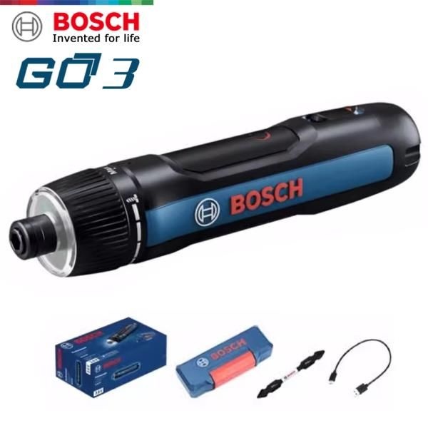 BOSCH GO3 무선 소형 스마트 드라이버 미니 프레스 타입 충전식