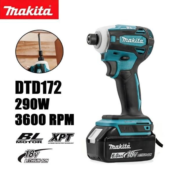 M DTD172 18V 브러시리스 임팩트 드라이버 3600RPM
