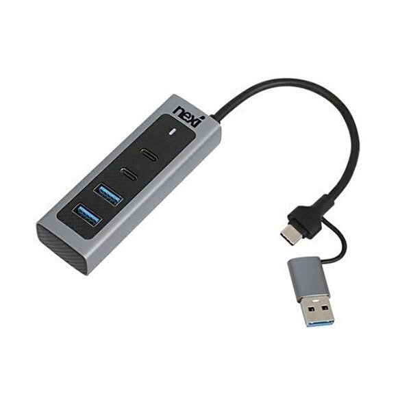 고품질 USB A타입 3.0 C타입 3.1 4포트 허브 PC 마이크 캠 외장하드 카드리더기 방송 무선키보드 WFPET3R