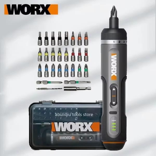 Worx 4V 미니 전기 스크루 드라이버 세트 WX242 스마트 무선