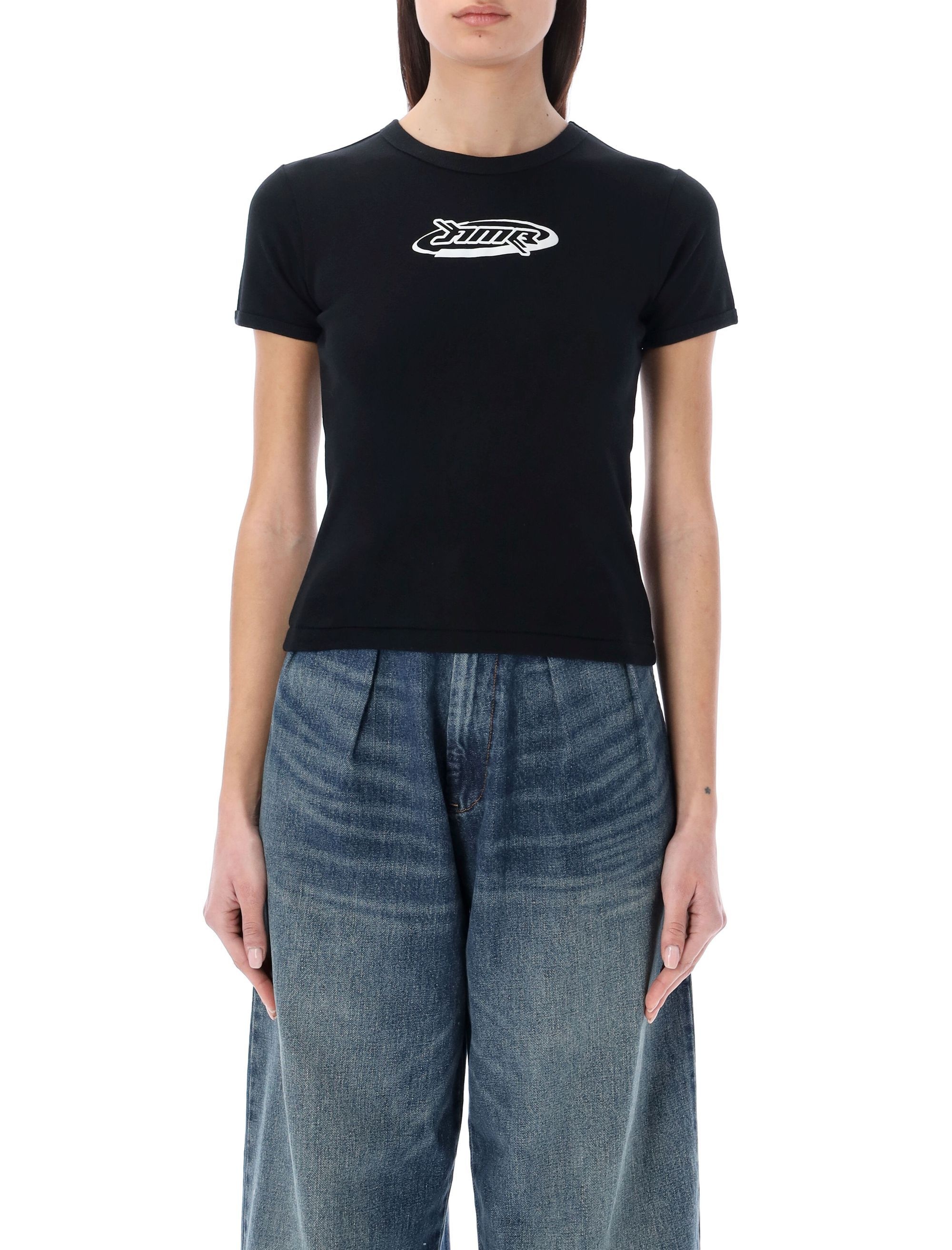 엠부시 23SS Ambush Graphic 프린트 블랙/ 화이트 t-셔츠 by Ambush; the 브랜드 presents a luxury-streetwear 스타일 where it takes inspirat