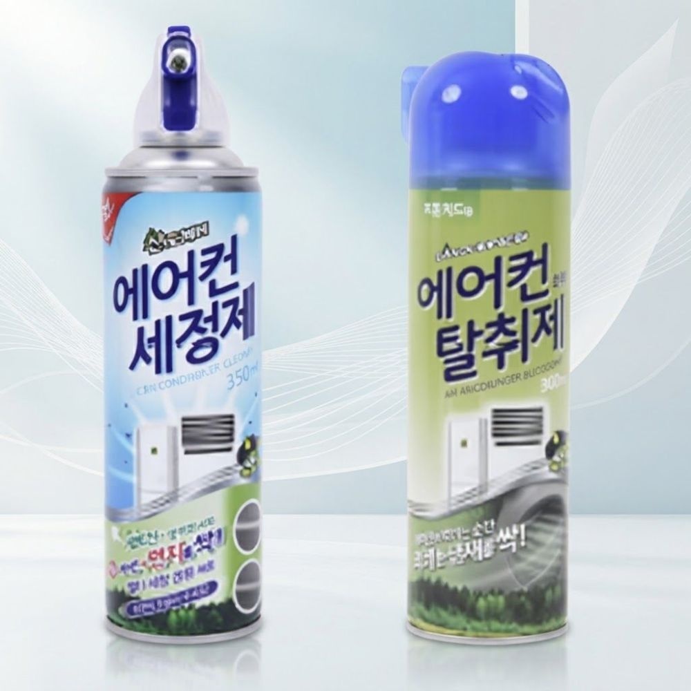 산도깨비 에어컨 세정제 필터클리너 탈취제 냄새제거 에바크리너 내부청소 스프레이