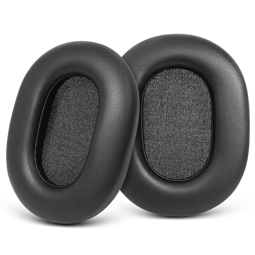 [해외] GEVO 소니 WH-1000XM5 (WH1000XM5)용 이어 패드, 소음 차단 메모리 폼이 있는 교체용 이어패드 쿠션 (블랙)