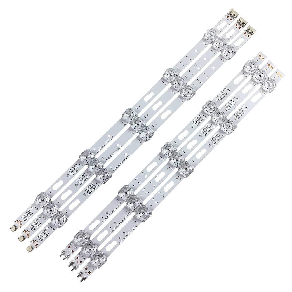 PANMILED [해외] PANMILED 삼성 호환 43인치 TV BN96-50319A 50320A UN43TU700DF UN43TU7000 UN43TU8000 UN43AU7000P JL.D430A1330-408AR-M_V02 408AL용 LED 백라이트