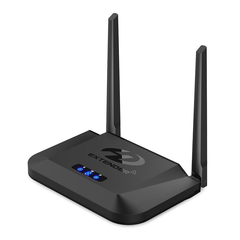 Graige [해외] Graige 952, 4K 30HZ, 3000 FT, HDMI 루프 아웃, IR 익스텐드, 듀얼 냉각 시스템, 9 채널, 1 TX ~ 3 RXS용 무선 수신기