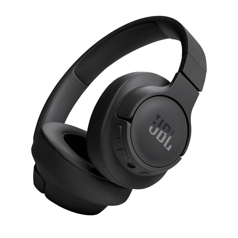 [해외] JBL Tune 720BT - 퓨어 베이스 사운드가 있는 무선 오버이어 헤드폰, 블루투스 5.3, 최대 76시간 배터리 수명 및 속도 충