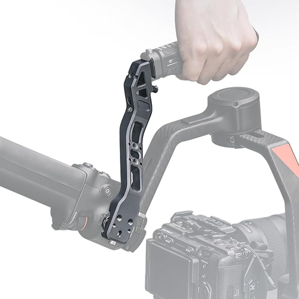FALCAM [해외] FALCAM RS4 짐벌 슬링 핸들 브래킷 L, 사이드 플레이트 포함, DJI RS 4 미니, RS4, 3 3, 프로, 2, RSC 2 스태빌라이저, 저각도