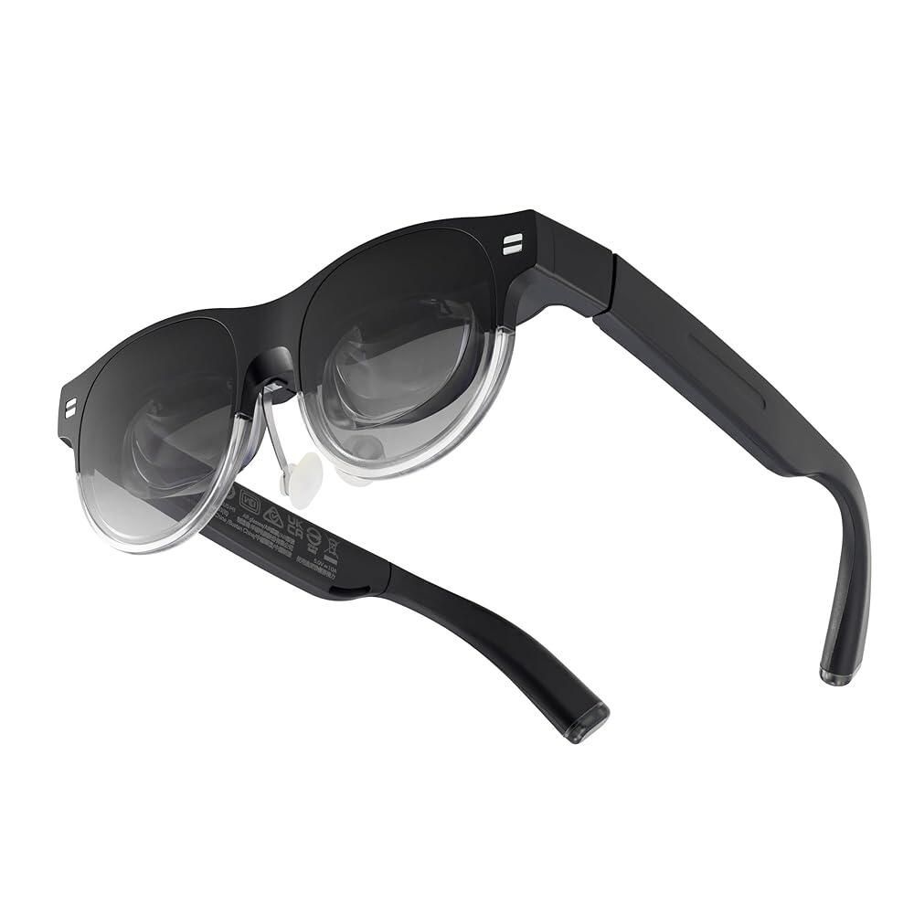 [해외] ASUS AirVision M1 스마트 AR 안경 - 100인치 마이크로 OLED 웨어러블 디스플레이, 1100니트, 멀티 스크린, 스피커, USB-C, 마