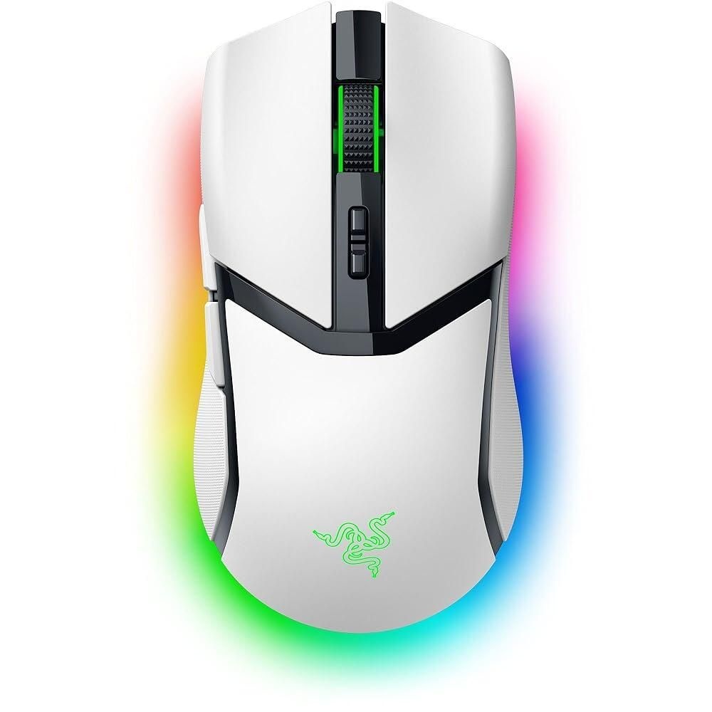 [해외] Razer 레이저 Cobra Pro 무선 게이밍 마우스: 10가지 맞춤형 컨트롤 - 크로마 RGB 조명 30K 광학 센서 3세대 스위치 2.4GHz,