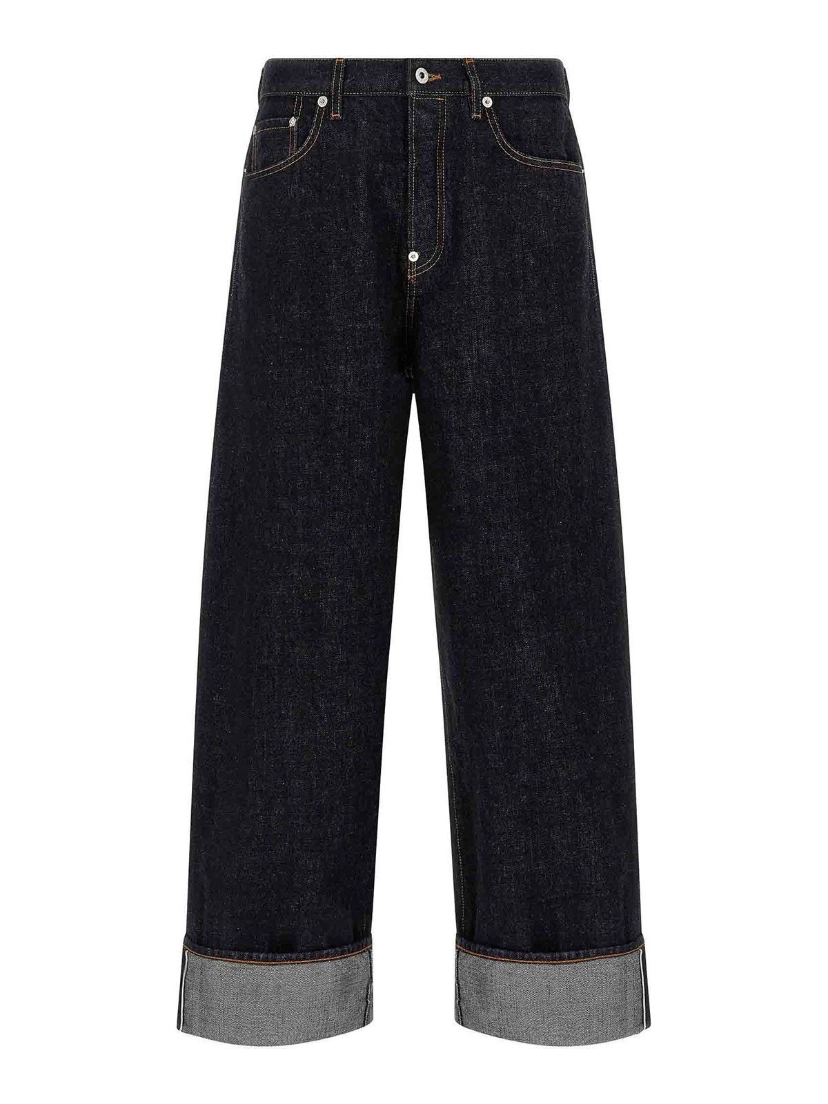 겐조 26SS KENZO Turn 업 Jeans FF65DP4216Q1DM