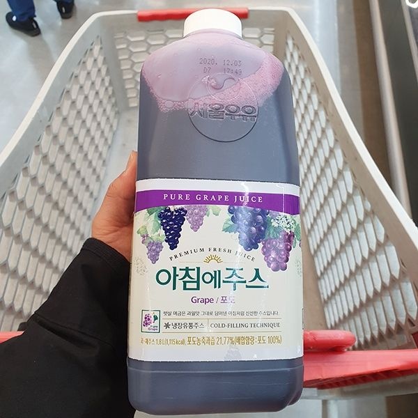 서울우유 아침에 주스 포도 1800ml