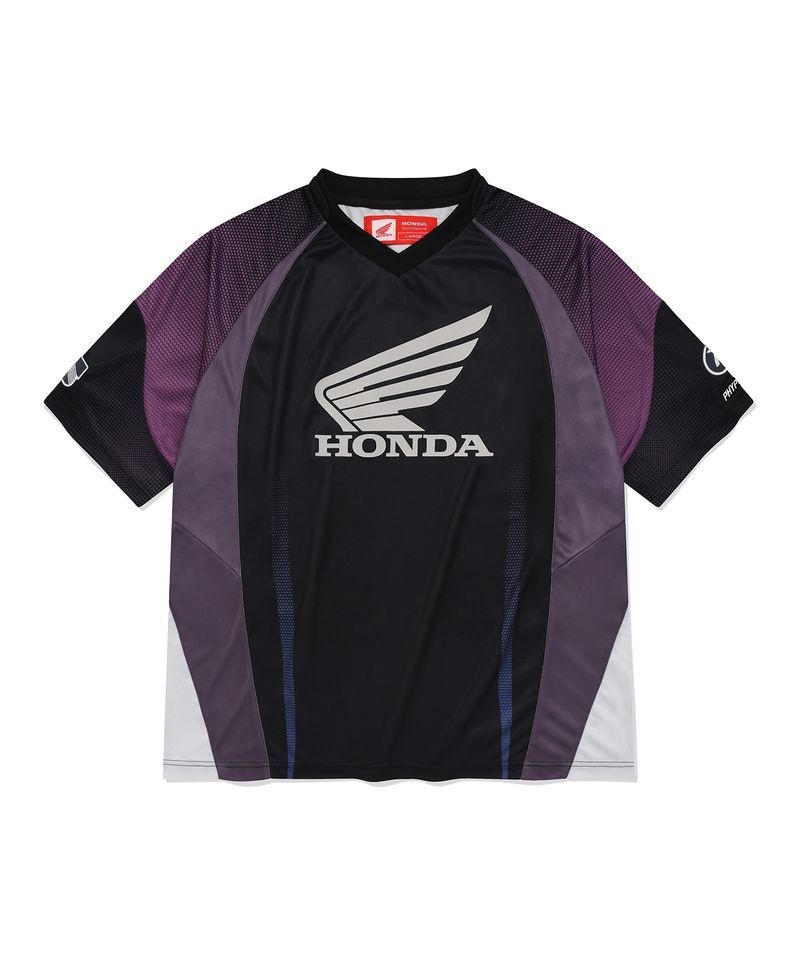 PHYPS MOTORCYCLE <매장정품> 핍스 모터사이클 Motorcycle Original Jeresy T-shirt Purple HEM1SS303APU 316720