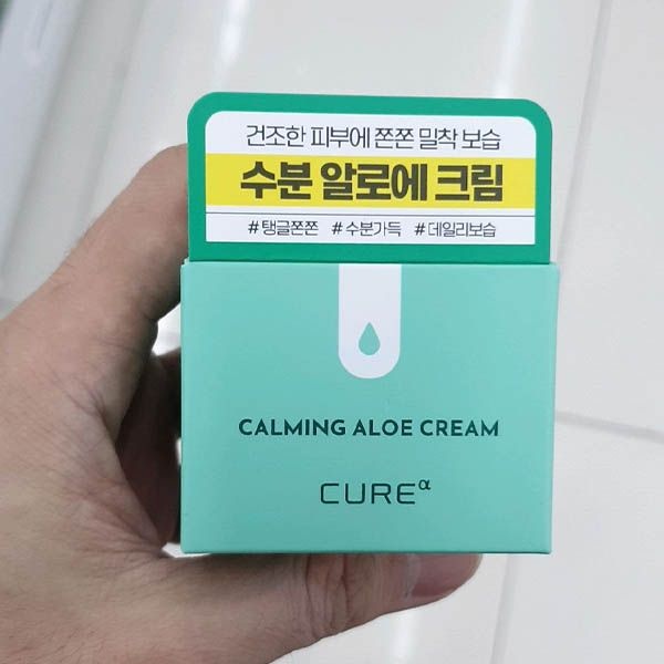 김정문알로에 큐어 알파 카밍 알로에 크림 50g