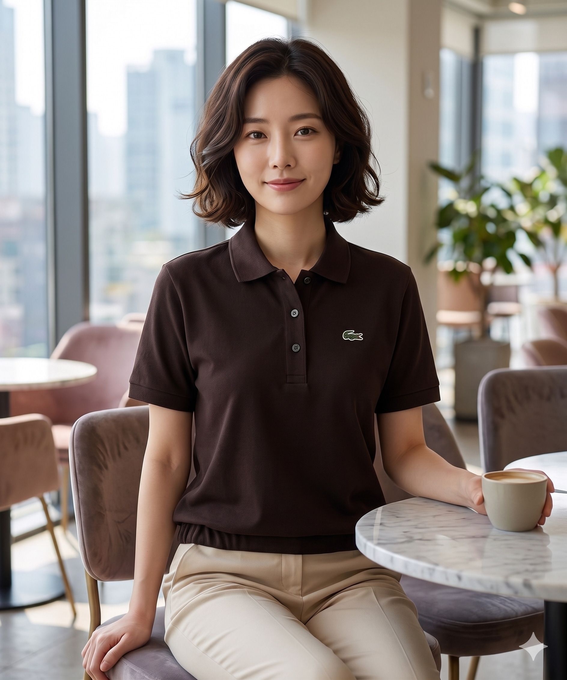 [매장정품] lacoste 여성 타이드 리본 폴로 셔츠 PF925E-56G 3LA 96c6ee