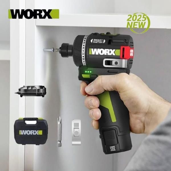 WORX WU139 브러시리스 드라이버 휴대용 무선 드릴 50N.m