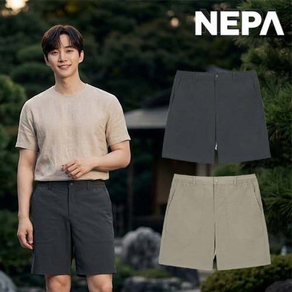 네파 네파 8900 남성 여름 시원하고 신축성 좋은 린넨 디플라이 5부 반바지 7K31764 MCN399
