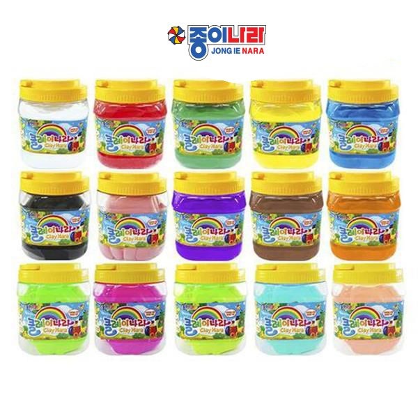 종이나라 클레이나라 대용량 400g 점토 찰흙 아이클레이
