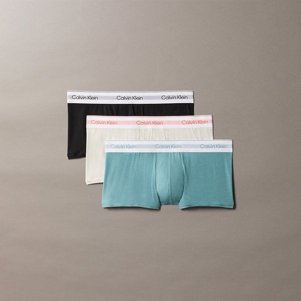Calvin Klein Underwear [매장정품] 캘빈클라인 CALVIN KLEIN Underwear CK 남성 아이콘 모달 메쉬 로우 트렁크 3PK SET (NB3956-09P) LR05IMG 7GE6KX2 NB395609