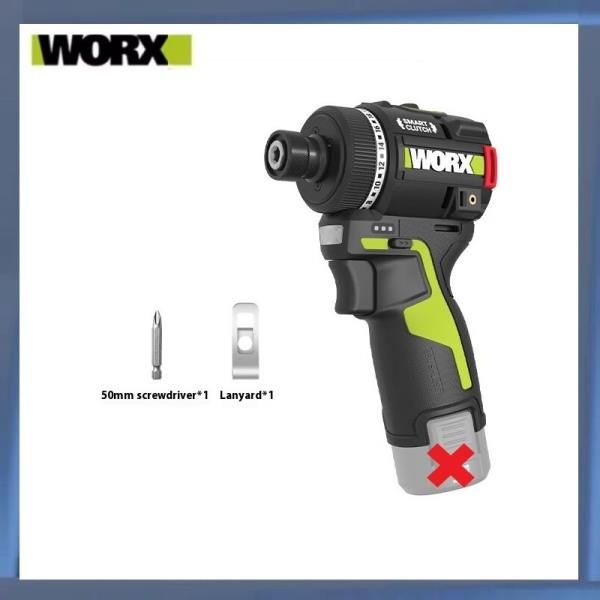 WORX WU139 무선 드라이버 듀얼 속도 50Nm 12v 범용 녹색