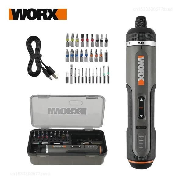 Worx 4V 전기 스크루드라이버 세트 WX242 스마트 무선 전동