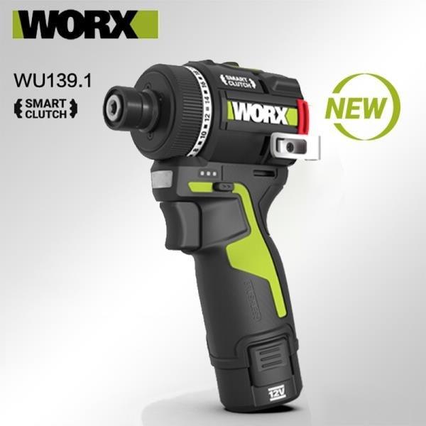 Worx WU139 무선 스크루 드라이버 듀얼 속도 50Nm 12v