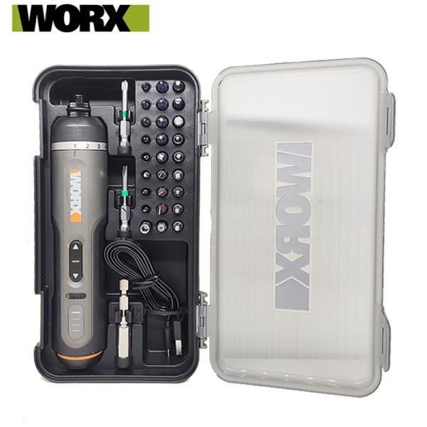 Worx 4V 전기 스크루드라이버 세트 WX242 스마트 무선 SDS