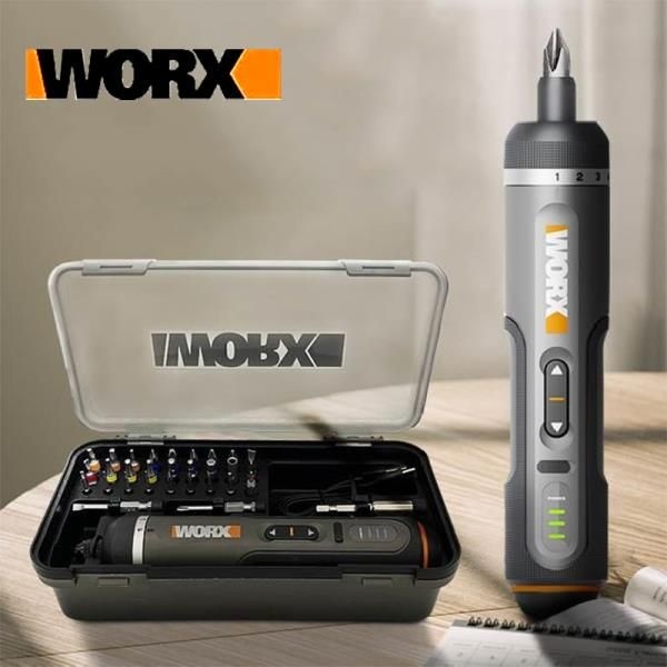 WORX WX242 스마트 무선 전기 스크루 드라이버 세트, USB