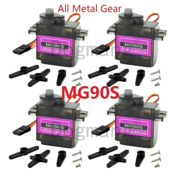 MG90S 서보 1/2/4/10/20/50 모든 메탈 기어 9g