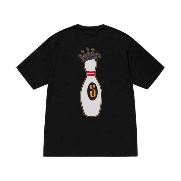 Stussy [정품 보증] 스투시 킹핀 피그먼트 다이드 티셔츠 블랙