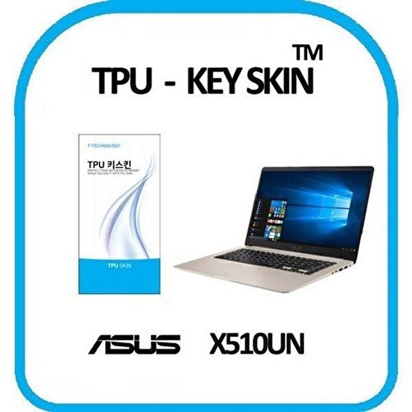 고품질 ASUS 비보북 X510UN 노트북 키스킨 TPU(고급형) 키스킨 키커버 키보드스킨 키덮개 W1AEB5B