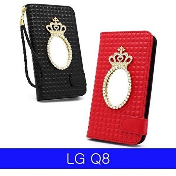 고품질 LG Q8 크라운 미러링 다이어리 X800 케이스 엘지Q8케이스 LGQ8케이스 Q8케이스 W1CB1BA