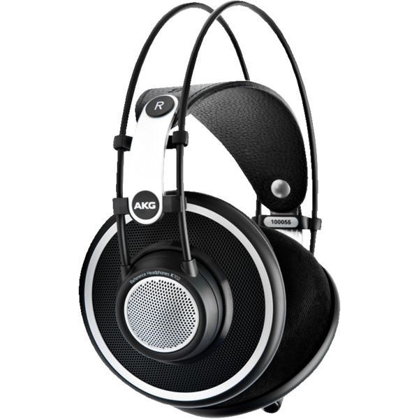 [해외] AKG Pro Audio 2458X00190 K702 오버이어 오픈백 플랫 와이어 레퍼런스 스튜디오 헤드폰 블랙 219692