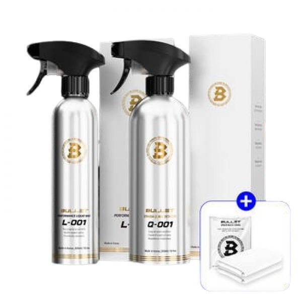 BULLET 불렛 시너지 물왁스 2종 세트(L001 300ml+Q001 500ml)