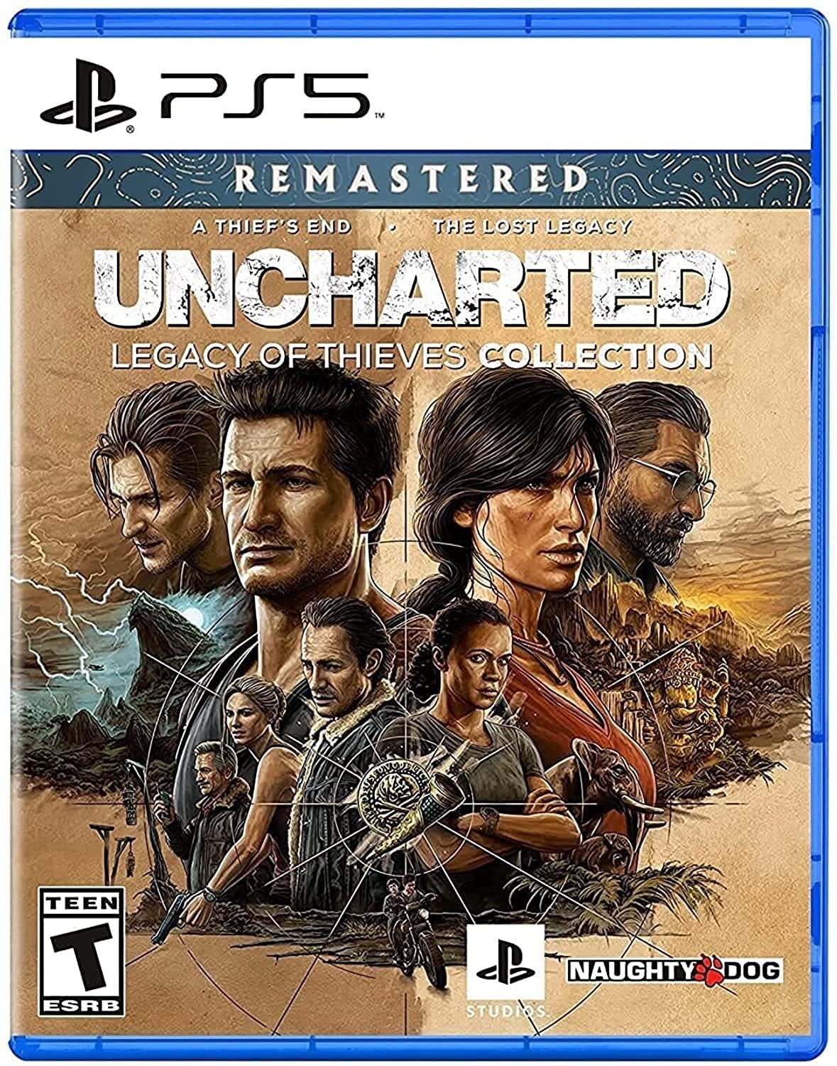 PlayStation [해외] UNCHARTED 언차티드: 도둑들의 유산 컬렉션 PS5 북미판